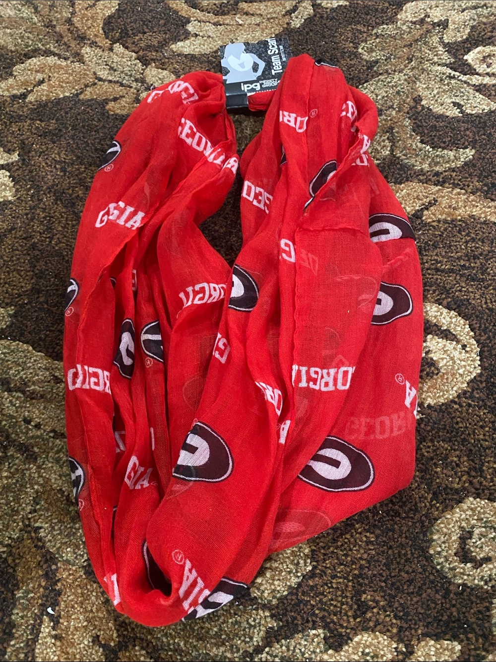 University of Georgia Red Infinity Scarf